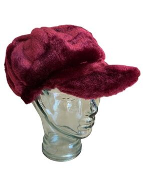 Furry newsboy festival hat